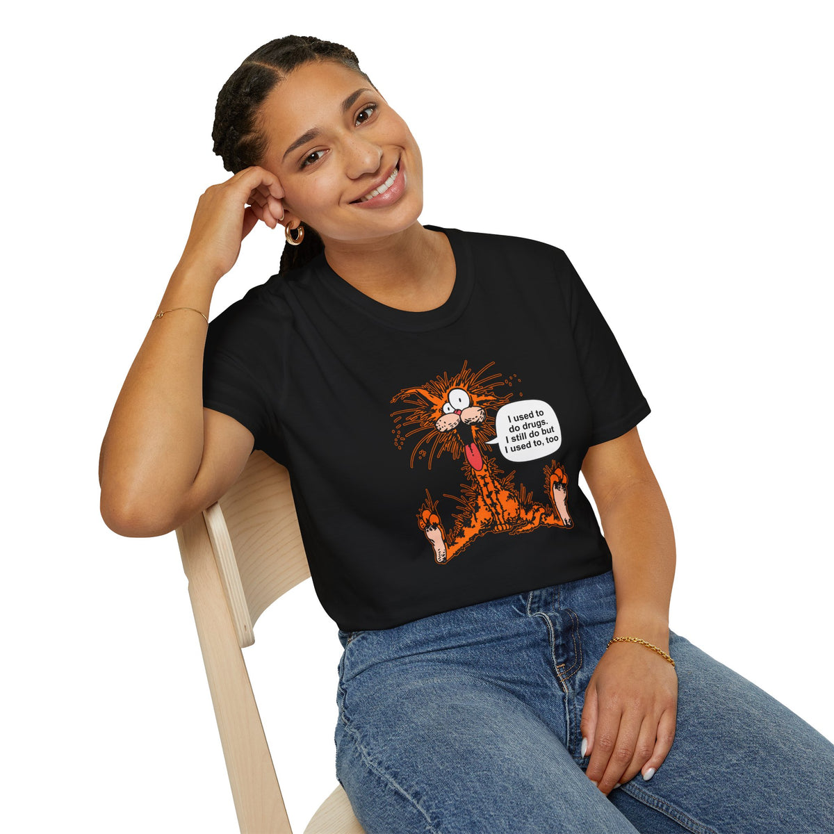 Bill The Cat T-Shirt — Funny "I Used to Do drugs, I Still Do, But I Used to, Too" Graphic Tee