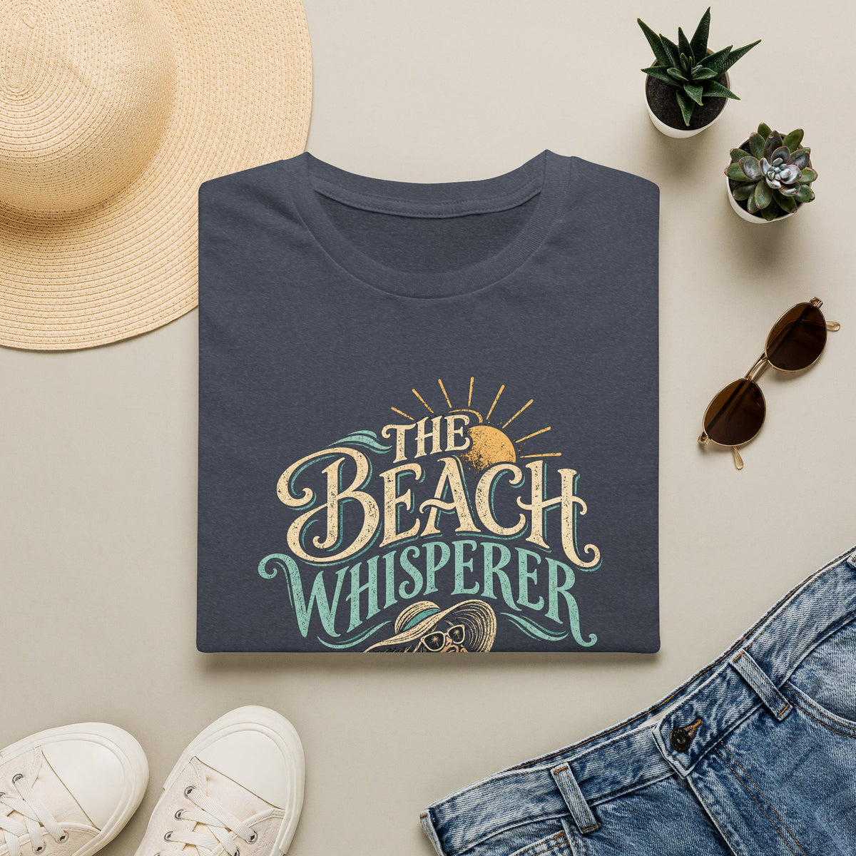 The Beach Whisperer T-Shirt — Vintage Coastal Surf Tee