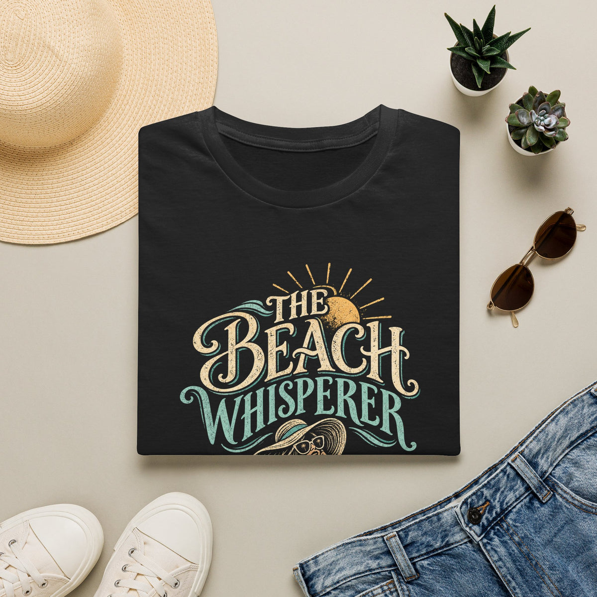 The Beach Whisperer T-Shirt — Vintage Coastal Surf Tee