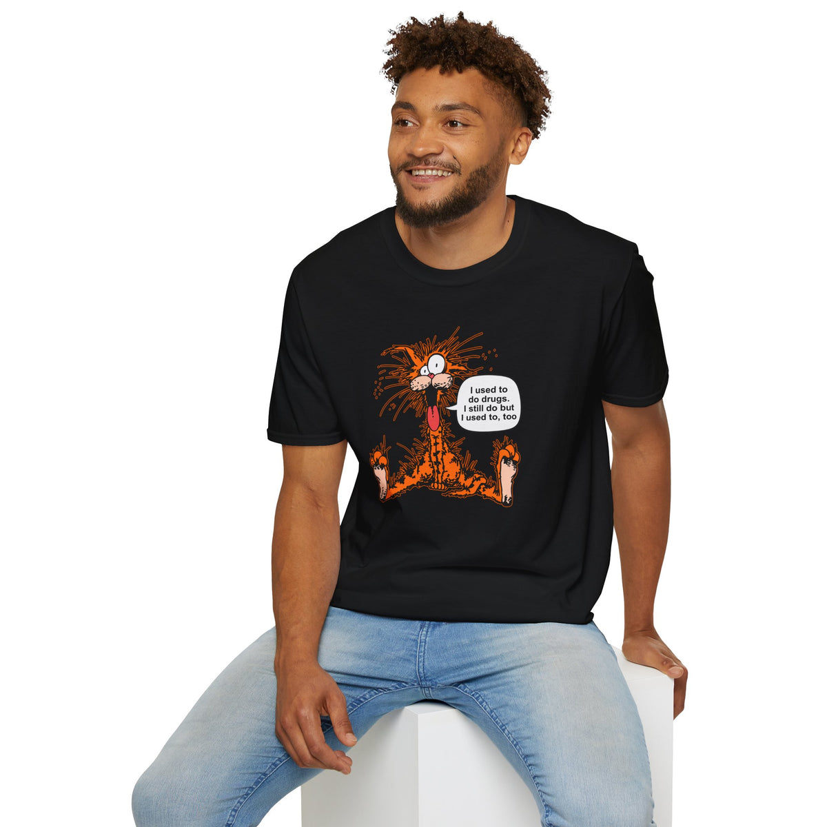 Bill The Cat T-Shirt — Funny "I Used to Do drugs, I Still Do, But I Used to, Too" Graphic Tee
