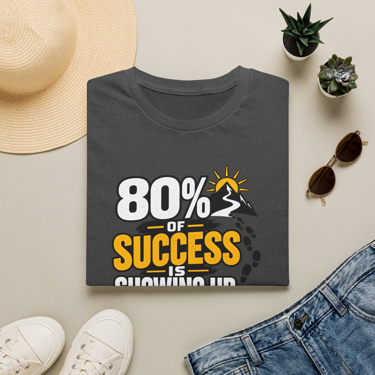 80% of Success Is Showing Up T-Shirt