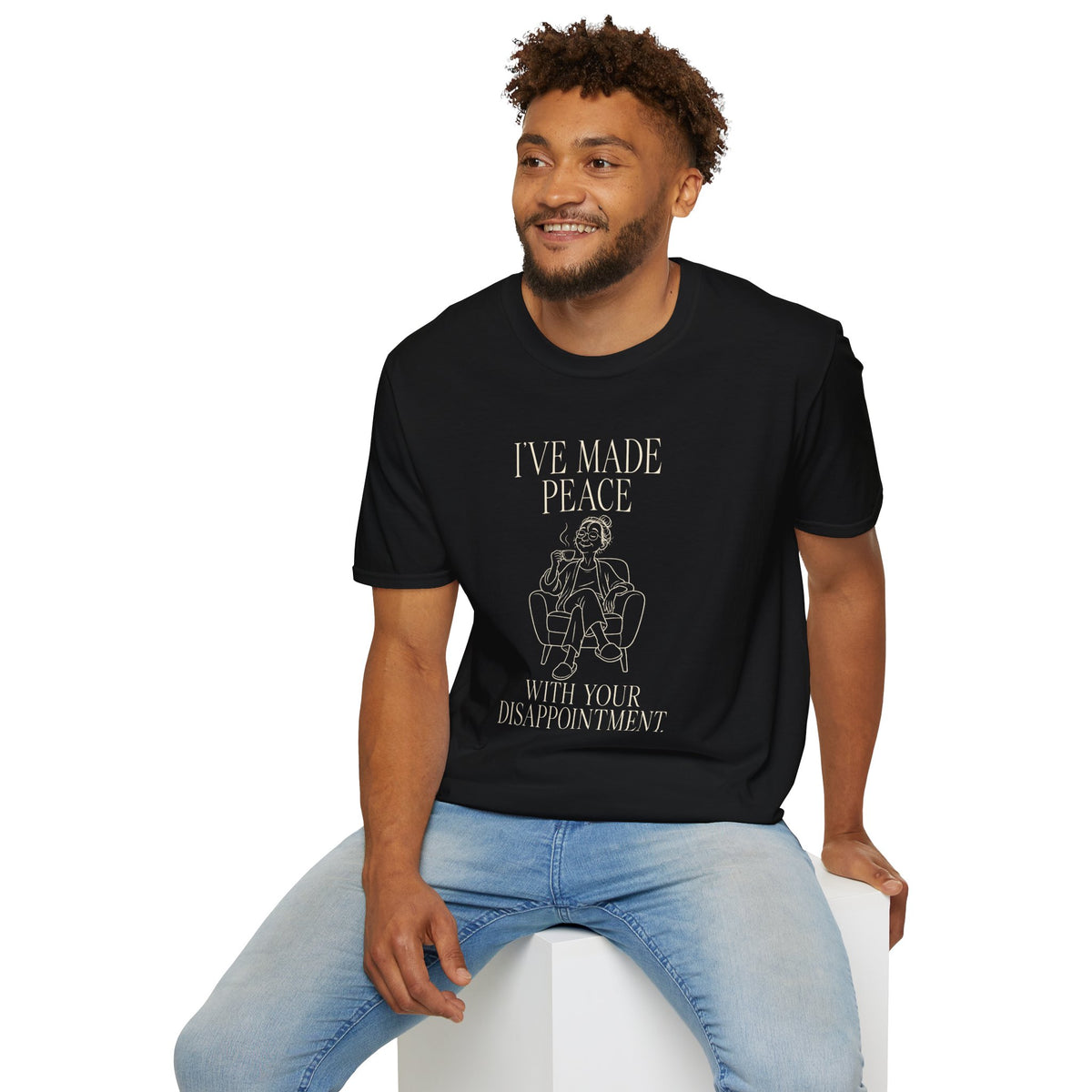 I’ve Made Peace With Your Disappointment T‑Shirt — Wry Minimalist Tee FEMALE