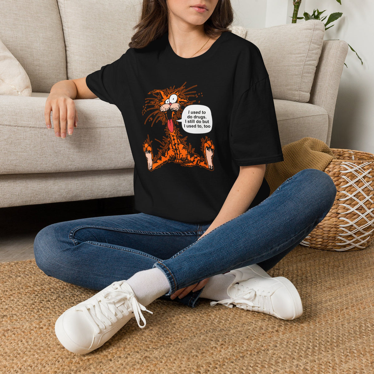 Bill The Cat T-Shirt — Funny "I Used to Do drugs, I Still Do, But I Used to, Too" Graphic Tee