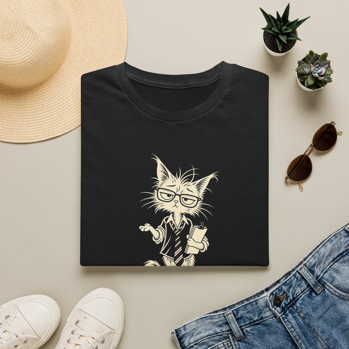 Cat Teacher T-Shirt — "I Can Explain, It Won't Improve Things" Cute Funny Graphic Tee
