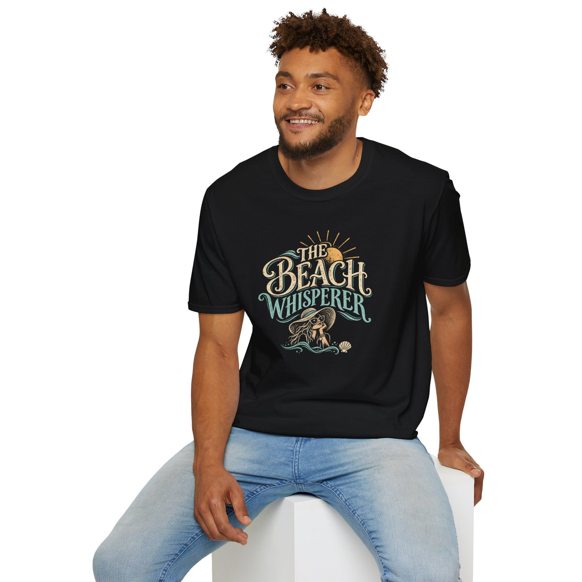The Beach Whisperer T-Shirt — Vintage Coastal Surf Tee